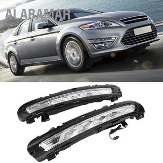 ALABAMAR 1 คู่ไฟวิ่งกลางวัน DRL ไฟตัดหมอก LED Daylight สำหรับ Ford Mondeo 11-12