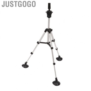 Justgogo Wig Head Tripod Wig Head Holder  Slip With Suction Cup For Hairdressing