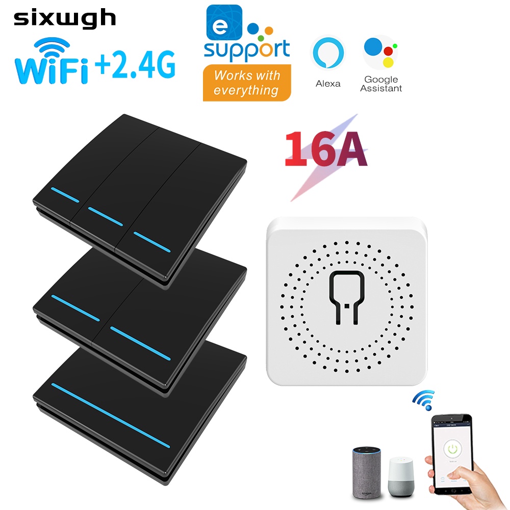 eWelink WiFi smart switch สวิตช์อัจฉริยะ สวิตช์ควบคุมระยะไกล ไร้สาย wireless switch รองรับ eWeLink A