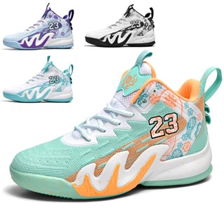 รองเท้าผ้าใบ รองเท้าบาสเก็ตบอล รุ่น Kobe เหมาะกับใส่ไปโรงเรียนมัธยมต้น สําหรับผู้ชาย