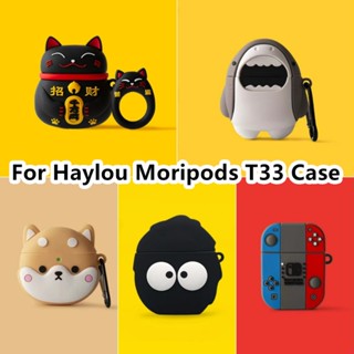 【imamura】เคสหูฟัง แบบนิ่ม ลายการ์ตูน สําหรับ Haylou Moripods T33 T33