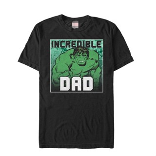 ขายดี เสื้อยืด ผ้าฝ้าย 100% พิมพ์ลายกราฟฟิค Marvel Hulk Fathers Day ของขวัญวันวาเลนไทน์ แฟชั่น สําหรับผู้ชาย 658858