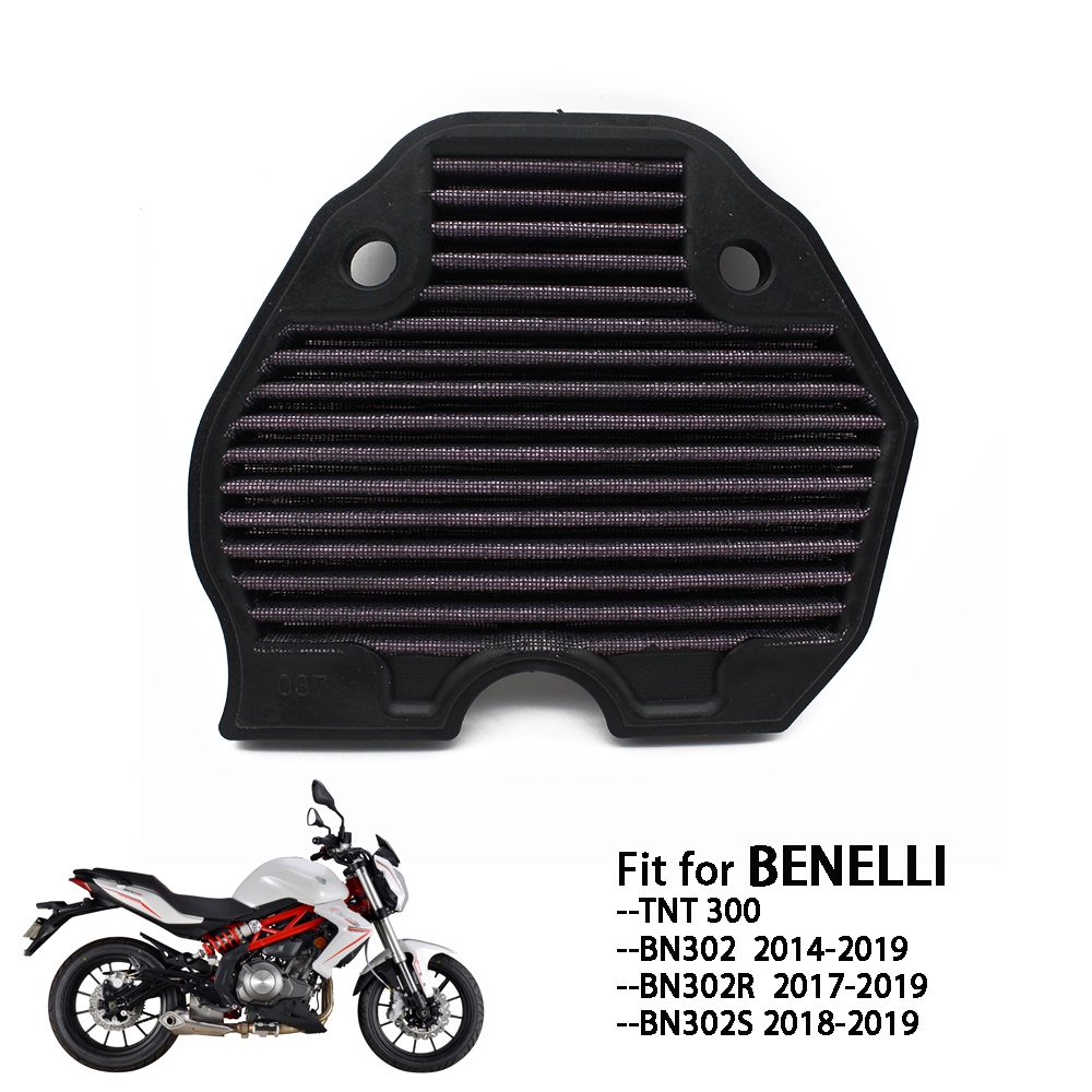 รถจักรยานยนต์ทําความสะอาดกรองอากาศสําหรับ Benelli BN302 BN 302 2014-2019 16 BN302S 2018-2019 BN302R 