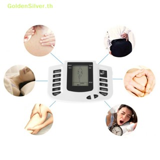 Goldensilver เครื่องนวดกล้ามเนื้อไฟฟ้า สีเงิน สําหรับผ่อนคลาย TH