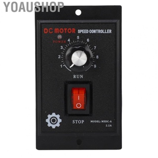 Yoaushop Speed Switch  Over Current Protection Good Mechanical Characteristic DC  Speed Controller Stable Compact 220VAC Input 200VDC Output  for Replacement