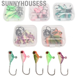 Sunnyhousess Fishing Lure Jig  Professional 50pcs Ice Fishing Lure Portable Sharp Precise  for Outdoors for Amateur