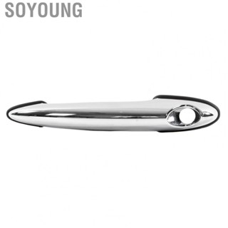 Soyoung Car Exterior Door Handle Front  Left Side 51217198471 Chrome Replacement for Coupe 2014 2015 Car Accessories