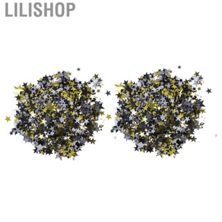 Lilishop Shiny Sequins  Star Shape Sequins 200g in 1 Bag Corrosion Resistant  for Festive Decoration