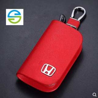 พร้อมส่ง เคสกุญแจรีโมทรถยนต์ หนังวัวแท้ ระดับไฮเอนด์ สําหรับ HONDA Civic City HRV HR-V CRV CR-V