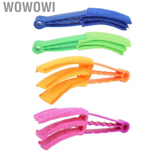 Wowowi Car Air Vent Duster  Plastic Multipurpose Microfiber Practical Window Blinds Duster  for Air Vent Shutter Fan