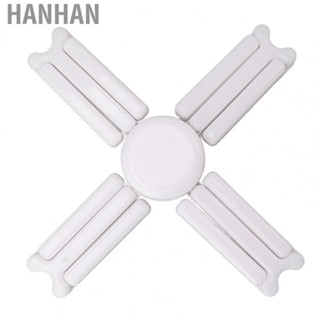 Hanhan 80W  Garage Ceiling Light E27 Deformable  Garage Light Bulb 4 Leaves US