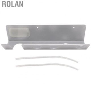 Rolan Wall Mount Hair Dryer Rack  Drilling Installation Polished Edges Strong Magnetic Hair Dryer Holder Space Saving  for Home for Hair Care Tool