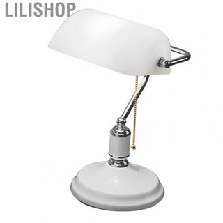 Lilishop Small Bedroom Lamps  Farmhouse Table Lamps Metal Stand Artistic  Wear Rubber Pad  for Living Room