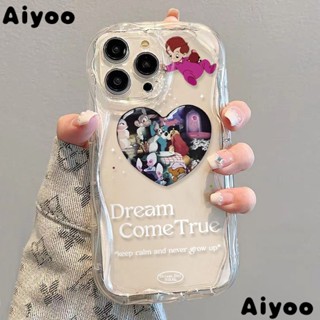 ✅เคสป้องกันโทรศัพท์มือถือใส แบบนิ่ม ลายหัวใจ กันกระแทก สําหรับ Apple Iphone 13promax 8p 1112xs Xri 147 1A6T