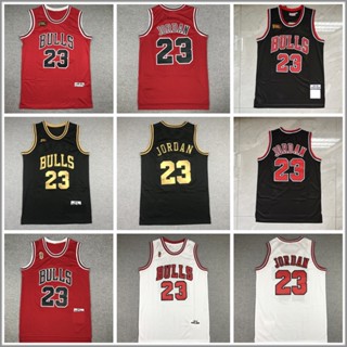 เสื้อกีฬาบาสเก็ตบอล ปักลาย The Finals Championship Chicago Bulls Jersey No.23 Michael 1998