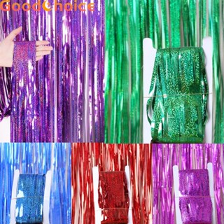 【Good】Fringe Curtain Wedding Background Curtain Curtain Width 1M Decorative Items【Ready Stock】