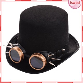 [lswbd] หมวกคอสเพลย์ Steampunk พร้อมแว่นตา สําหรับผู้หญิง และผู้ใหญ่