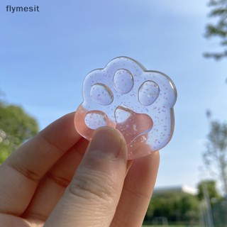 Flymesit Fidget ของเล่นบีบสกุชชี่ รูปอุ้งเท้าแมว ซาลาเปา ไอออนน่ารัก ขนาดเล็ก คลายเครียด ของขวัญ EN