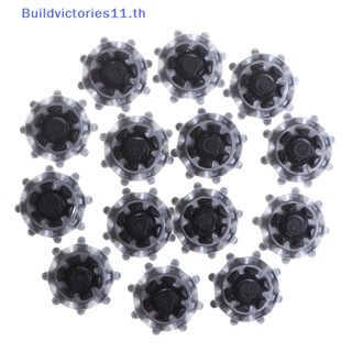 Buildvictories11 คลีทสตั๊ด แบบนิ่ม สีเงิน สําหรับรองเท้ากอล์ฟ 14 ชิ้น