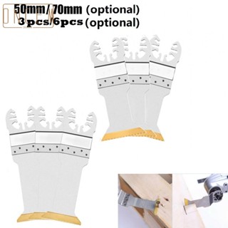 【ONCEMOREAGAIN】Saw Blades 3/6pcs Cutting Nails Multitool Titanium Coated Multi Cut Blades