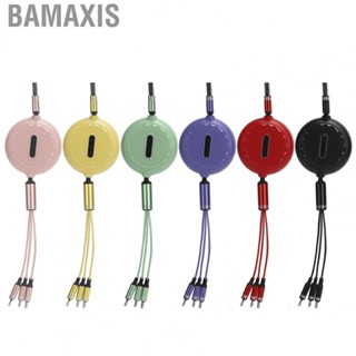 Bamaxis 3 in 1 Charging Cable  Multi Durable Intelligent for Micro IOS Interface Type C