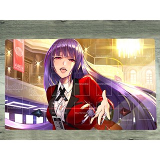 Yugioh Playmat แผ่นรองเมาส์ ลายการ์ตูนอนิเมะ Kakegurui Jabami Yumeko Trading Card TCG CCG