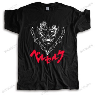 เวรเอ้ย  Usfq 【พร้อมส่ง】เสื้อยืดคอกลม แขนสั้น ผ้าฝ้าย พิมพ์ลายการ์ตูนอนิเมะ Berserk Gatsu สําหรับผู้ชาย