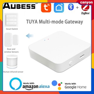 Tuya Zigbee Multi Mode Gateway รองรับ Wifi+bluetoothd หลายโปรโตคอล การสื่อสาร Tuya/smart Life App รีโมทอัจฉริยะ ฉากเชื่อมโยง canyon