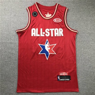 เสื้อกีฬาแขนกุด ลายทีม NBA Jersey 2020 All Stars No.24 Antetokounmpo พลัสไซซ์ สไตล์คลาสสิก