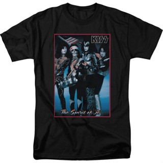 เสื้อยืด พิมพ์ลาย The Spirit of 76 KISS