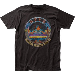 เสื้อยืด พิมพ์ลาย Paradise Theater Tour 81 Styx สําหรับผู้ชาย