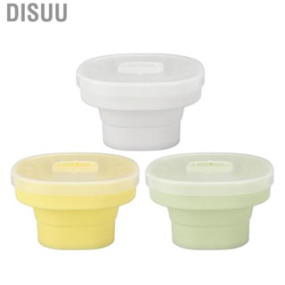 Disuu Foldable Ice Bucket Soft Silicone Space Saving Portable  Cooler  Grade Storage for Home Bar