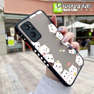 เคสโทรศัพท์มือถือ ซิลิโคนแข็ง บาง กันกระแทก ลายการ์ตูนแมวน่ารัก สําหรับ Realme 9i