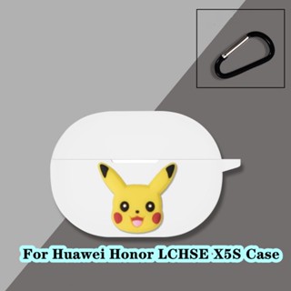 【จัดส่งรวดเร็ว】เคสหูฟัง แบบนิ่ม ลายการ์ตูน สีพื้น สําหรับ Huawei Honor LCHSE X5S Huawei Honor LCHSE X5S