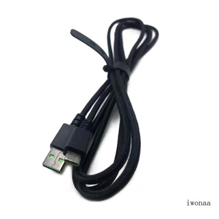 Iwo สายเคเบิลคีย์บอร์ด USB แบบนิ่ม สําหรับ BlackWidow V3 Pro Mini HyperSpeed Line Wire