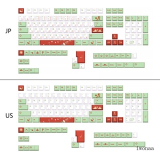 Iwo ปุ่มกดคีย์บอร์ด ภาษาอังกฤษ 136 ปุ่ม PBT สําหรับ Gk61 64 68 84 980 104 108