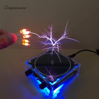 [Hightechworld.th] Tesla Coil ลําโพงไร้สายบลูทูธ AUX อินพุตเสียง สําหรับเด็ก
