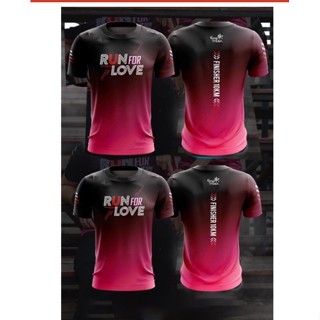 เสื้อวิ่ง (RUN FOR LOVE ชมพู) พร้อมส่ง !