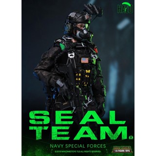 Duniang [พร้อมส่ง] ของเล่นร่ม M013 1/6 US Navy SEALs Dark Night K9