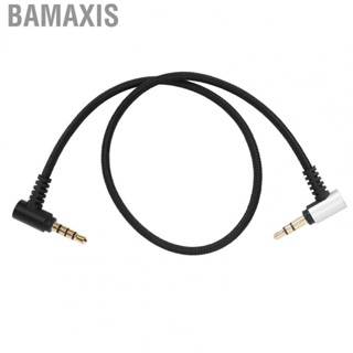 Bamaxis TRS To TRRS Adapter  3.5mm Cable Copper Gold Plated Plug 35cm/13.8in for RODE SC7