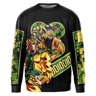 เสื้อกันหนาว ลาย Dio Brando Jojos Bizarre Adventure Streetwear