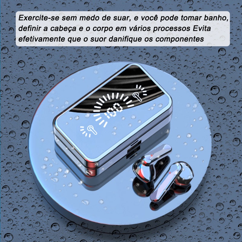 หูฟังบลูทูธ S20 TWS พร้อมไมโครโฟน กันน้ํา สําหรับ Xiaomi iOS 2000mAh