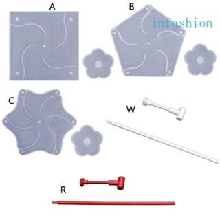 Inf แม่พิมพ์ซิลิโคนเรซิ่น รูปกังหันลม สําหรับทําเครื่องประดับ DIY