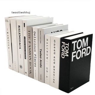 Tw หนังสือปลอม แฟชั่น อุปกรณ์เสริม สําหรับตกแต่งบ้าน โต๊ะกาแฟ