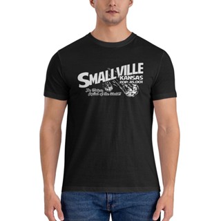 Smallville Kansas เสื้อยืด ราคาถูก แฟชั่นฤดูร้อน