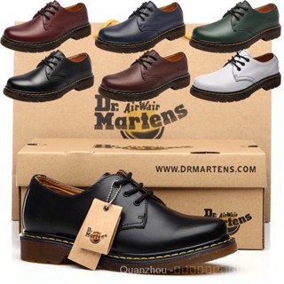 Dr.martens dormant รองเท้าบูทมาร์ติน หนังวัวแท้ กันลื่น สไตล์ธุรกิจ สําหรับผู้ชาย และผู้หญิง HO82