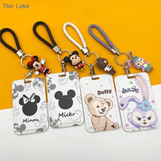 [TL] เคสใส่บัตรรถบัส และรถไฟใต้ดิน ลายการ์ตูนดิสนีย์ พร้อมสายคล้อง สําหรับนักเรียน