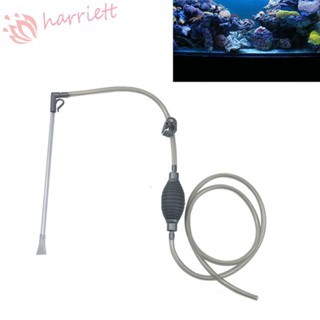 HARRIETT With Filter Nozzle Water Cleanger Tools Vacuum Aquarium Accessories Water Pump Cleaner Air Pump Fish Tank Aquarium Cleaner Gravel Filter Semi-automatic Handheld Aquarium Siphon