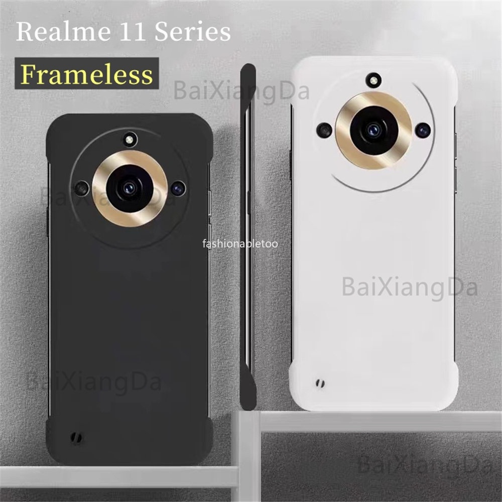 เคสโทรศัพท์มือถือ PC แบบแข็ง บางพิเศษ ป้องกันกระแทก สี่มุม สําหรับ Realme 11 pro plus 11pro+ Realme11proplus