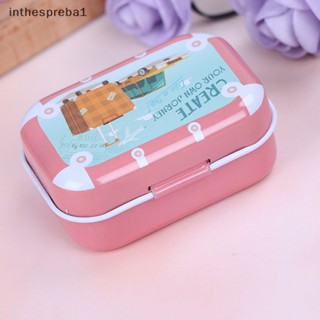 Inthespreba1^^ กล่องเก็บเหรียญ เครื่องประดับ ขนาดเล็ก ทรงสี่เหลี่ยม สุ่มสี *ใหม่